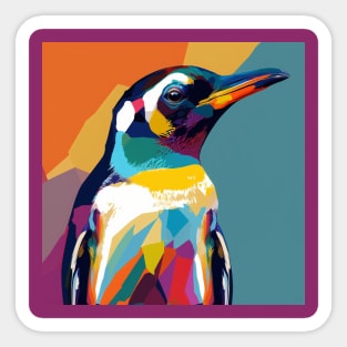 Pop Art Penguin Sticker